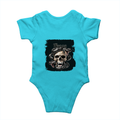 Personalized Rompers - Grunge with Custom Name -DTG Print - DTG Print - SkyBlue image 8