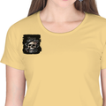Personalized Female Classic Crew T-Shirt - Grunge with Custom Name -DTG Print - DTG Print - Beige image 20
