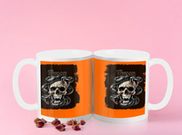 Personalized Color Coffee Mug - Grunge with Custom Name -DTG Print