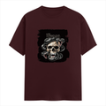 Personalized Male Classic Crew T-Shirt - Grunge with Custom Name -DTG Print - DTG Print - Maroon image 1