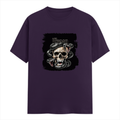 Personalized Male Classic Crew T-Shirt - Grunge with Custom Name -DTG Print - DTG Print - Purple image 2