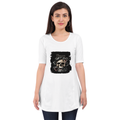 Personalized T-Shirt - Grunge with Custom Name -DTG Print - DTG Print - White image 1