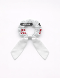 Personalized Accessory - Typographic with Custom Name - Female Bow Scrunchies Accessories Accessory - White image 1