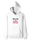 Personalized Pullover Hoodie - Typographic with Custom Name -DTG Print - White image 1