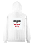 Personalized Pullover Hoodie - Typographic with Custom Name -DTG Print - DTG Print - White image 5