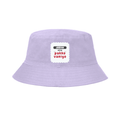 Personalized Classic Bucket Hat - Typographic with Custom Name -DTG Print - Lavender image 3