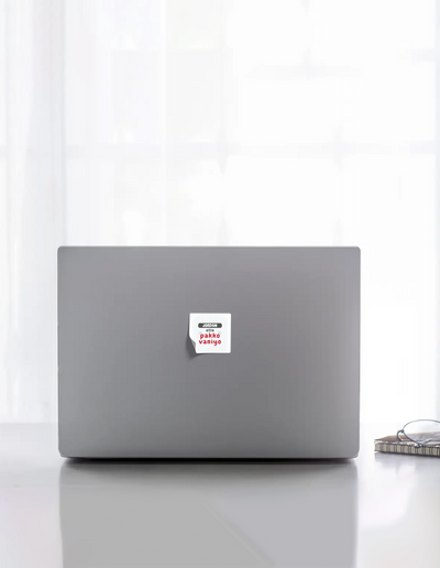 Personalized Stickers Accessories - Typographic with Custom Name