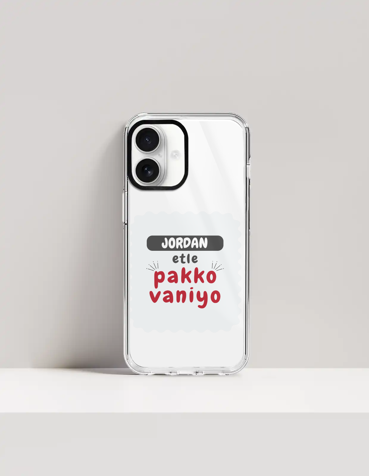 Personalized Phone Case - Typographic with Custom Name - iPhone Glass Case Accessories Phone Case