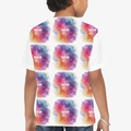 Personalized Kids T-Shirt All Over Printed Products - Artistic with Custom Name - White image 2