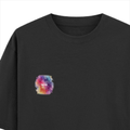 Personalized Oversized Standard T-Shirt - Artistic with Custom Name -DTG Print - Black image 12