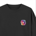 Personalized Oversized Standard T-Shirt - Artistic with Custom Name -DTG Print - Black image 17