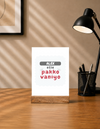 Acrylic Photo Frame With Stand