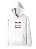 Personalized Pullover Hoodie - Typographic with Custom Name -DTG Print - DTG Print - White image 1