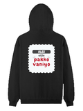 Personalized Pullover Hoodie - Typographic with Custom Name -DTG Print - assertive personal identity pullover hoodie - Black image 6