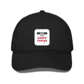 Personalized Classic Baseball Cap - Typographic with Custom Name -DTG Print - DTG Print - Black image 2
