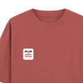 Personalized Oversized Classic T-Shirt - Typographic with Custom Name -DTG Print - Coral image 14