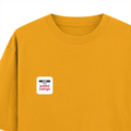 Personalized Oversized Classic T-Shirt - Typographic with Custom Name -DTG Print - Golden Yellow image 11