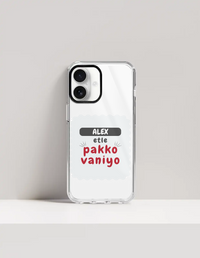 Personalized Phone Case - Typographic with Custom Name - iPhone Glass Case Accessories Phone Case