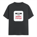 Personalized Male Classic Crew T-Shirt - Typographic with Custom Name -DTG Print - Steel Grey image 4