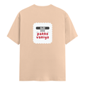 Personalized Male Classic Crew T-Shirt - Typographic with Custom Name -DTG Print - Peach image 10