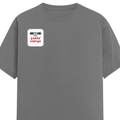 Personalized Male Classic Crew T-Shirt - Typographic with Custom Name -DTG Print - Charcoal Melange image 16