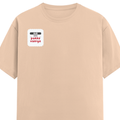 Personalized Male Classic Crew T-Shirt - Typographic with Custom Name -DTG Print - Peach image 20