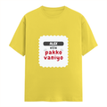 Personalized Female Classic Crew T-Shirt - Typographic with Custom Name -DTG Print - New Yellow image 3