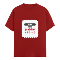 Personalized Female Classic Crew T-Shirt - Typographic with Custom Name -DTG Print