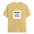 Personalized Female Classic Crew T-Shirt - Typographic with Custom Name -DTG Print - Beige image 10