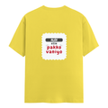 Personalized Female Classic Crew T-Shirt - Typographic with Custom Name -DTG Print - New Yellow image 8