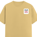 Personalized Female Classic Crew T-Shirt - Typographic with Custom Name -DTG Print - Beige image 15