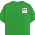Personalized Female Classic Crew T-Shirt - Typographic with Custom Name -DTG Print - Flag Green image 12