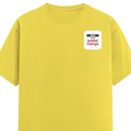 Personalized Female Classic Crew T-Shirt - Typographic with Custom Name -DTG Print - New Yellow image 13