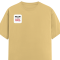 Personalized Female Classic Crew T-Shirt - Typographic with Custom Name -DTG Print - Beige image 20