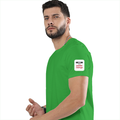 Personalized Female Classic Crew T-Shirt - Typographic with Custom Name -DTG Print - Flag Green image 22