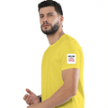 Personalized Female Classic Crew T-Shirt - Typographic with Custom Name -DTG Print - New Yellow image 23