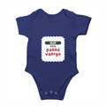 Personalized Rompers - Typographic with Custom Name -DTG Print - Royal Blue image 3