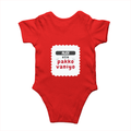 Personalized Rompers - Typographic with Custom Name -DTG Print - DTG Print - Red image 9