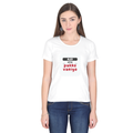 Personalized Female Classic Crew T-Shirt - Typographic with Custom Name -DTG Print - DTG Print - White image 5