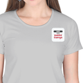 Personalized Female Classic Crew T-Shirt - Typographic with Custom Name -DTG Print - DTG Print - Grey Melange image 11