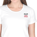 Personalized Female Classic Crew T-Shirt - Typographic with Custom Name -DTG Print - DTG Print - White image 15