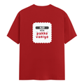Personalized Male Classic Crew T-Shirt - Typographic with Custom Name -DTG Print - DTG Print - Red image 6
