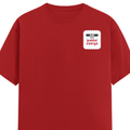 Personalized Male Classic Crew T-Shirt - Typographic with Custom Name -DTG Print - DTG Print - Red image 11