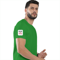 Personalized Male Classic Crew T-Shirt - Typographic with Custom Name -DTG Print - DTG Print - Flag Green image 28