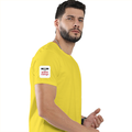 Personalized Male Classic Crew T-Shirt - Typographic with Custom Name -DTG Print - DTG Print - New Yellow image 29