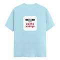 Personalized Male Classic Crew T-Shirt - Typographic with Custom Name -DTG Print - assertive personal identity male classic crew t shirt - Baby Blue image 10