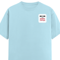 Personalized Male Classic Crew T-Shirt - Typographic with Custom Name -DTG Print - assertive personal identity male classic crew t shirt - Baby Blue image 15