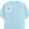 Personalized Male Classic Crew T-Shirt - Typographic with Custom Name -DTG Print - assertive personal identity male classic crew t shirt - Baby Blue image 20