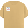 Personalized Male Classic Crew T-Shirt - Typographic with Custom Name -DTG Print - assertive personal identity male classic crew t shirt - Beige image 19