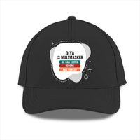 Personalized Sports Cap - Typographic with Custom Name -DTG Print - humorous humor sports cap